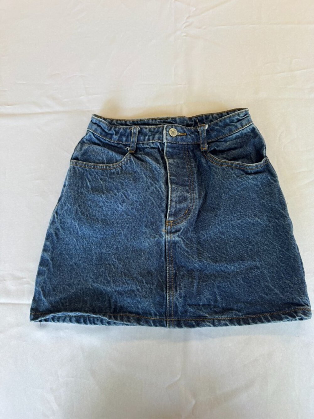 J. Galt Dark Wash Denim Mini Skirt Size S
